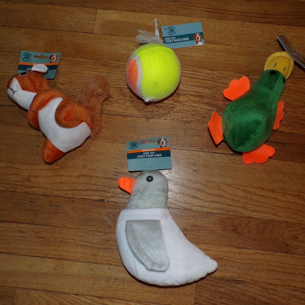4 Dog Toy Bundle